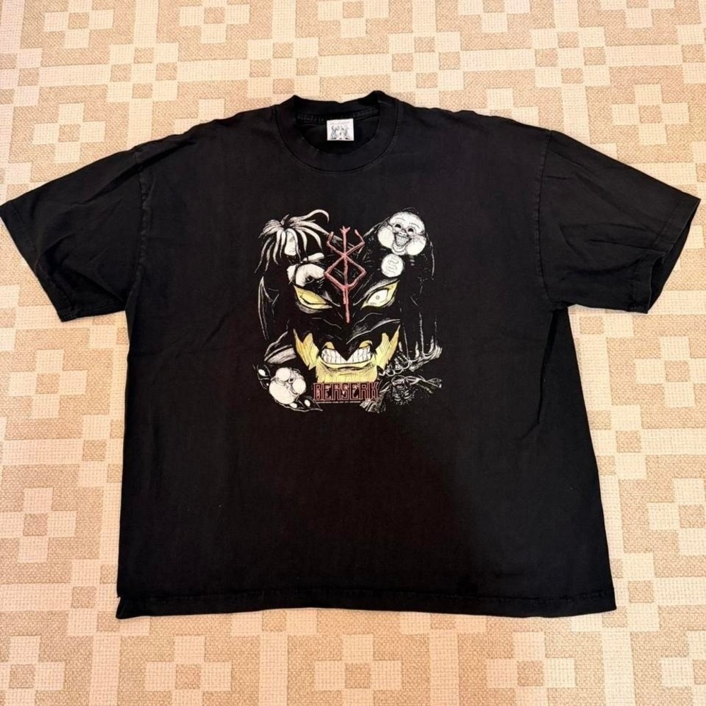 Cruel Void Berserk anime Shirt size XL has been hemmed thrashed grunge faded